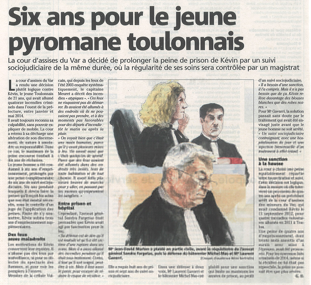 six ans pour le jeune pyromane toulonnaiss